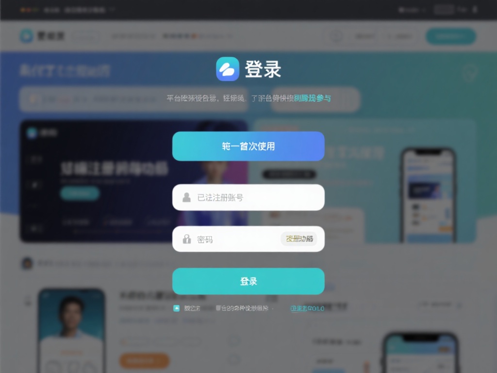 登录过程非常简单，点击首页的登录按钮，输入已注册的